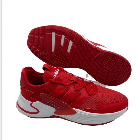 Adidas NEO Roamer [FY6697] Men Running Shoes White /Solar Red Rare Size 10